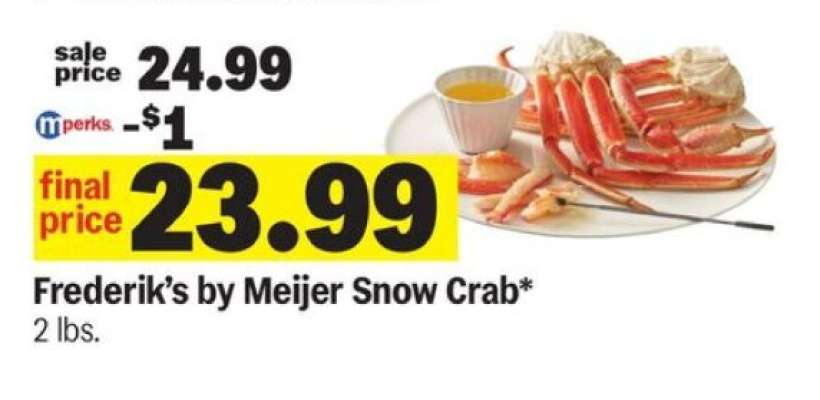 Frederik’s by Meijer Snow Crab