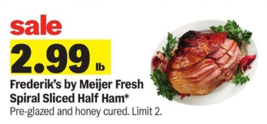 Frederik's by Meijer Fresh Spiral Sliced Half Ham