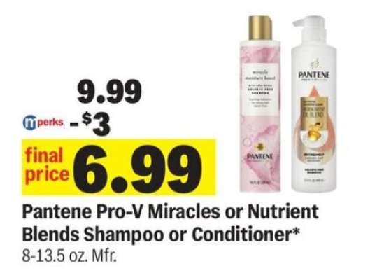 Pantene Pro-V Miracles or Nutrient Blends Shampoo or Conditioner