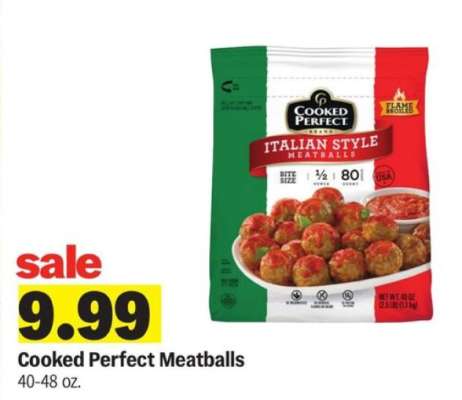 Cooked Perfect Meatballs