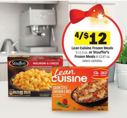 Lean Cuisine or Stouffer’s Frozen Meals