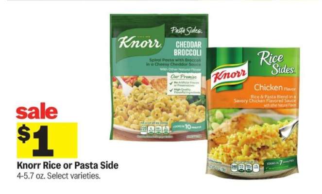 Knorr Rice or Pasta Side