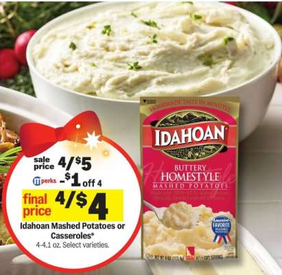 Idahoan Mashed Potatoes or Casseroles
