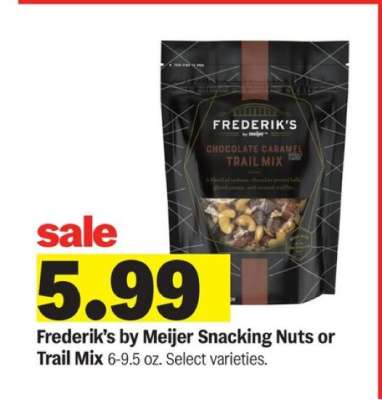 Frederik's by Meijer Snacking Nuts or Trail Mix