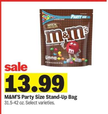 M&M'S Party Size Stand-Up Bag