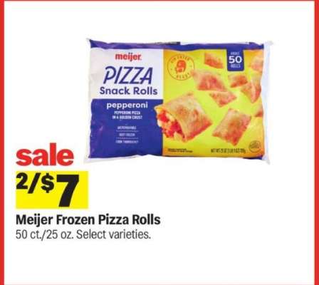 Meijer Frozen Pizza Rolls