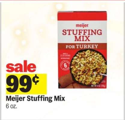 Meijer Stuffing Mix