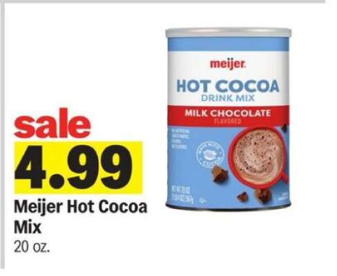 Meijer Hot Cocoa Mix