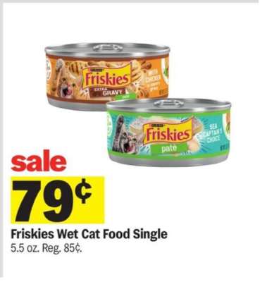 Friskies Wet Cat Food Single