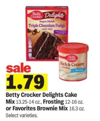 Betty Crocker Delights Cake Mix