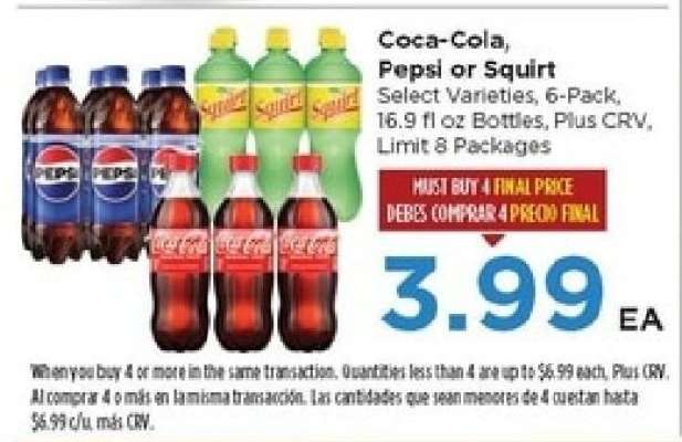 Coca-Cola, Pepsi or Squirt