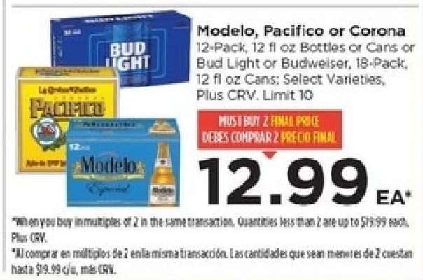 Modelo, Pacifico or Corona