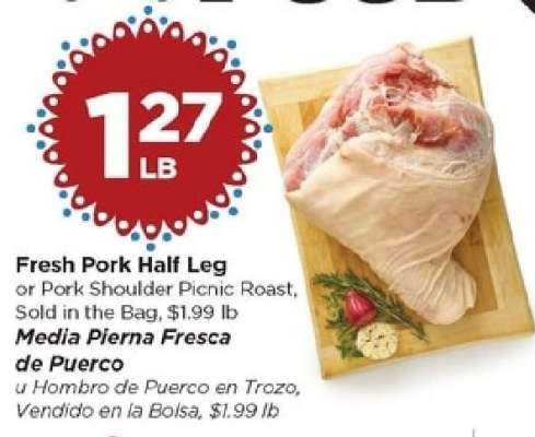 Fresh Pork Half Leg