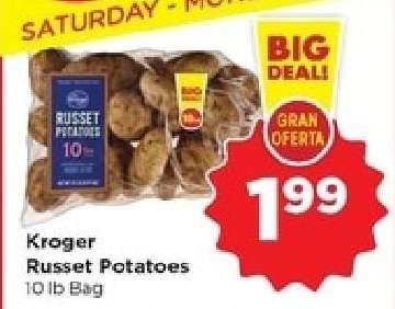 Kroger Russet Potatoes