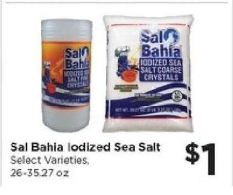 Sal Bahia Iodized Sea Salt
