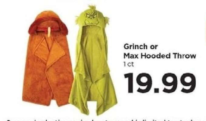 Grinch or Max Hooded Throw