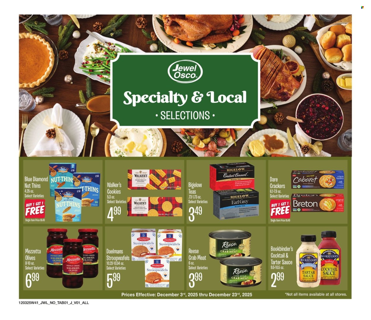 Jewel Osco ad - 12/03/2025 - 12/23/2025. Page 1