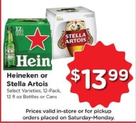 Heineken or Stella Artois