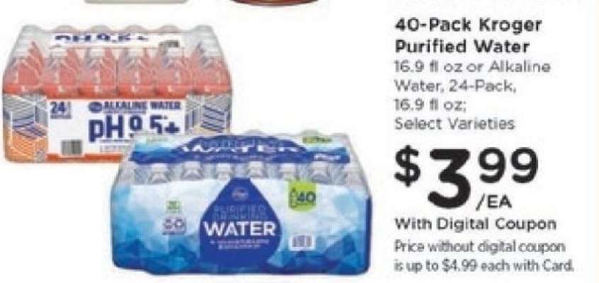 40-Pack Kroger Purified Water