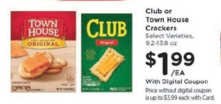 Club or Town House Crackers