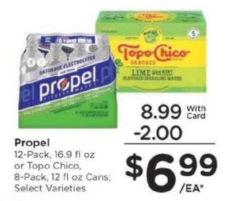 Propel or Topo Chico