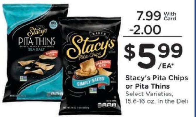 Stacy's Pita Chips or Pita Thins