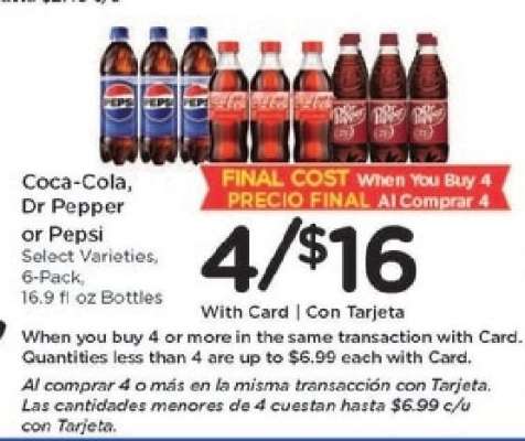 Coca-Cola, Dr Pepper or Pepsi