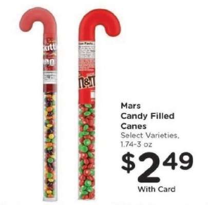 Mars Candy Filled Canes