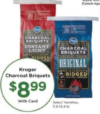 Kroger Charcoal Briquets
