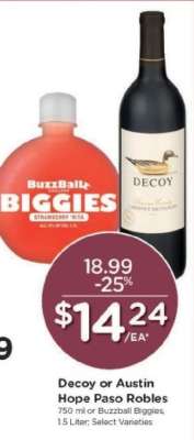 Decoy or Austin Hope Paso Robles