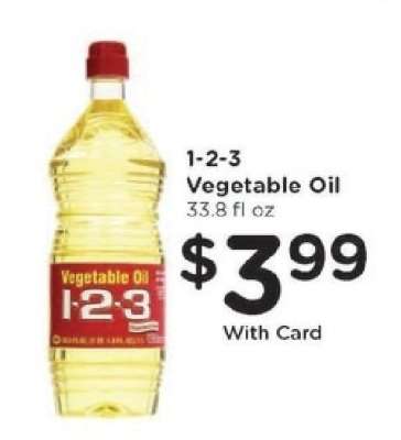 1-2-3 Vegetable Oil