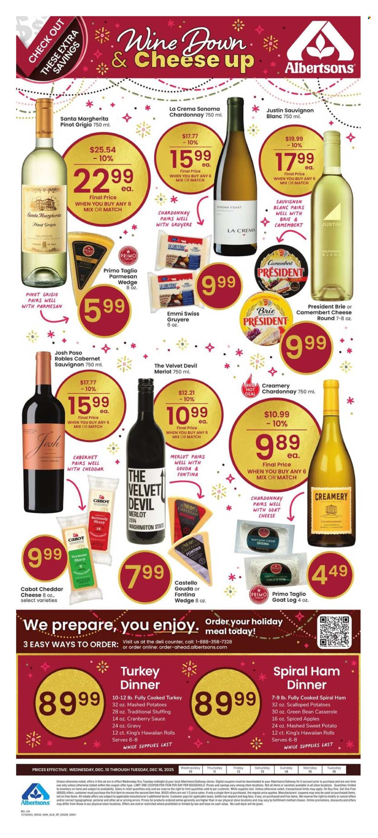 Albertsons ad - 12/10/2025 - 12/16/2025. Page 2
