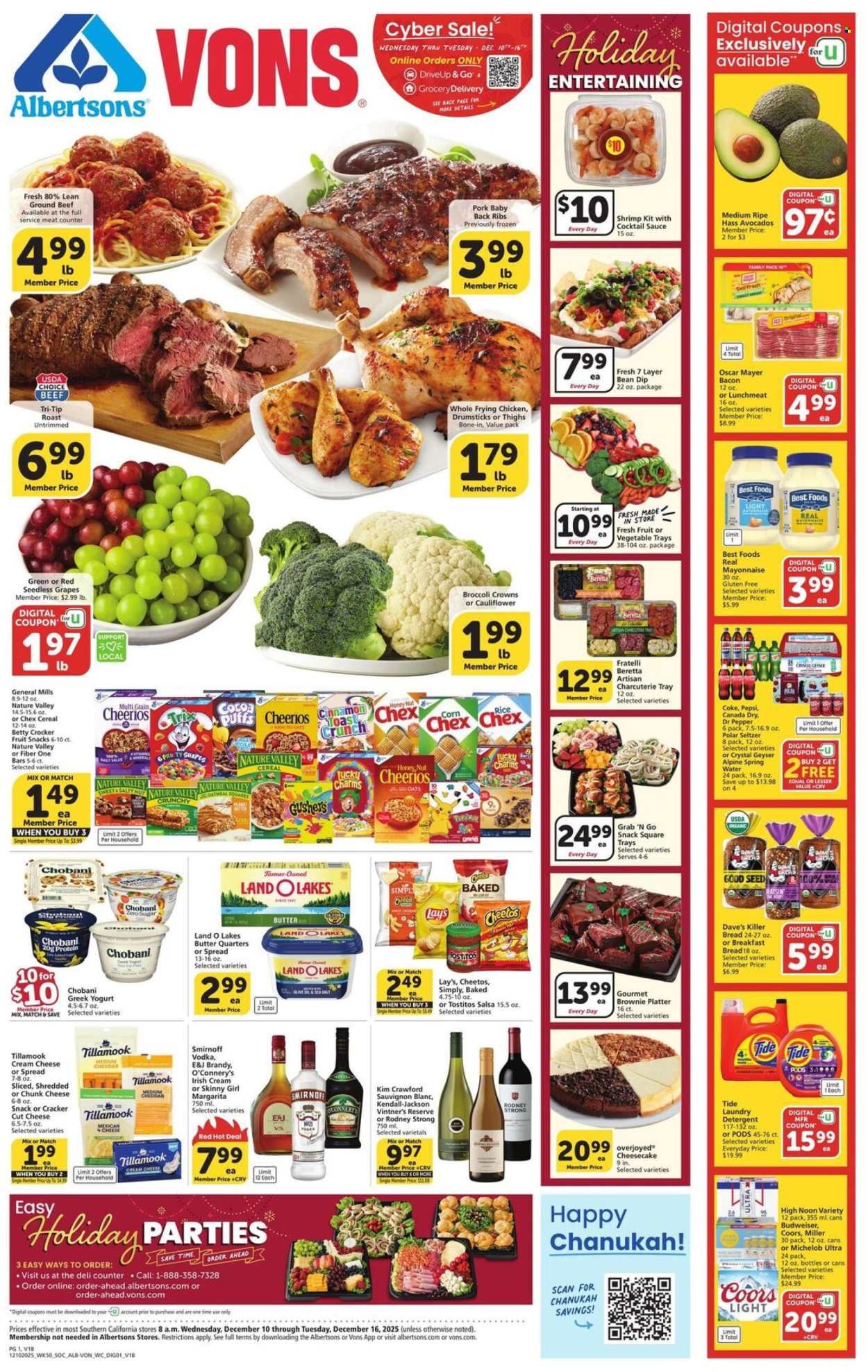 Albertsons ad - 12/10/2025 - 12/16/2025. Page 1