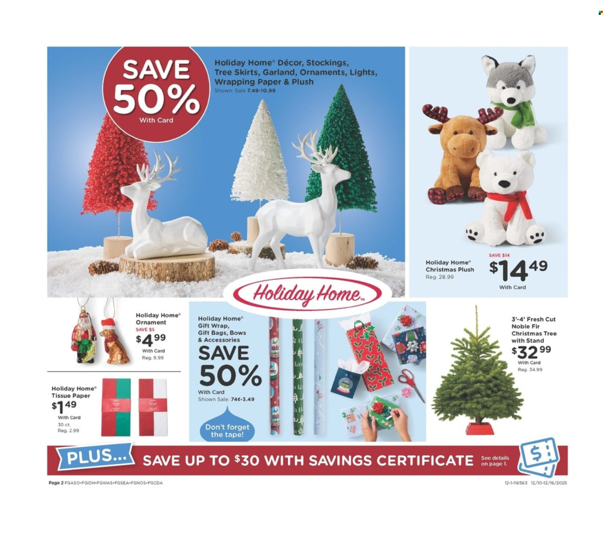 Fred Meyer ad - 12/10/2025 - 12/16/2025. Page 2