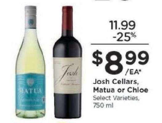 Josh Cellars, Matua or Chloe