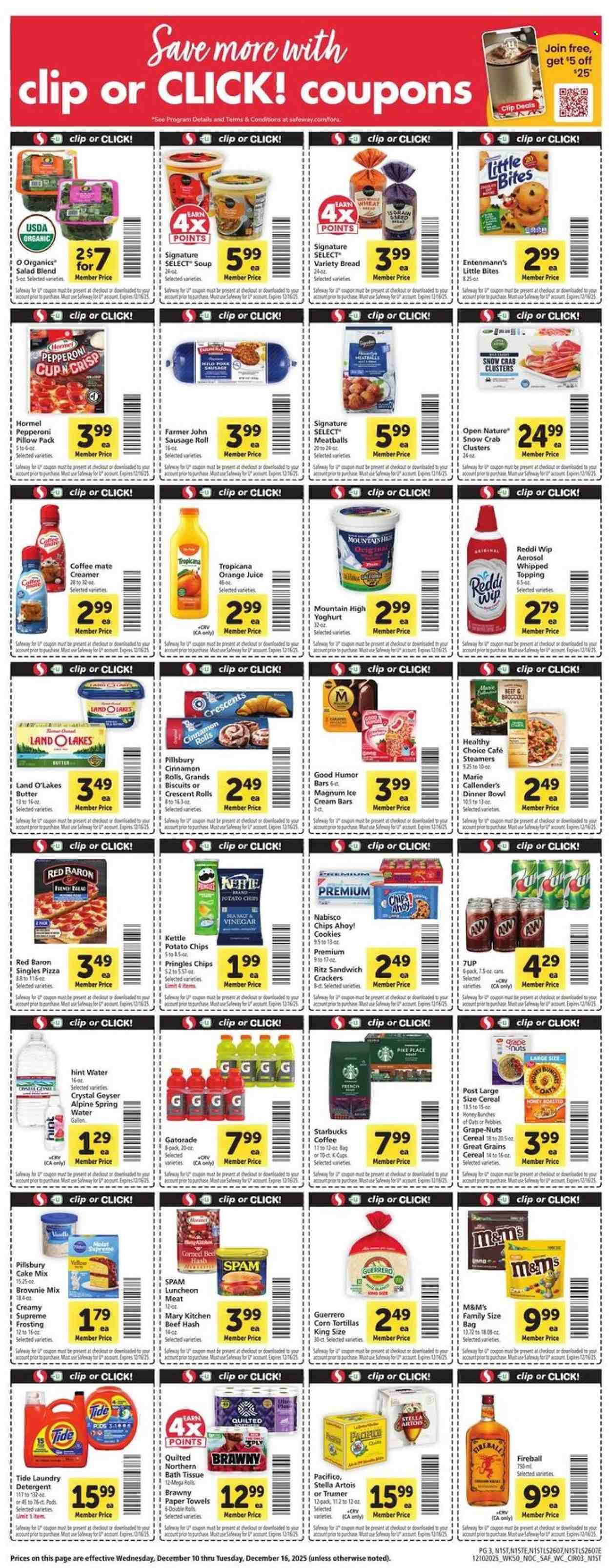 Safeway ad - 12/10/2025 - 12/16/2025. Page 3