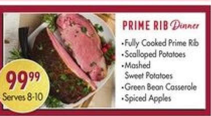Prime Rib Dinner