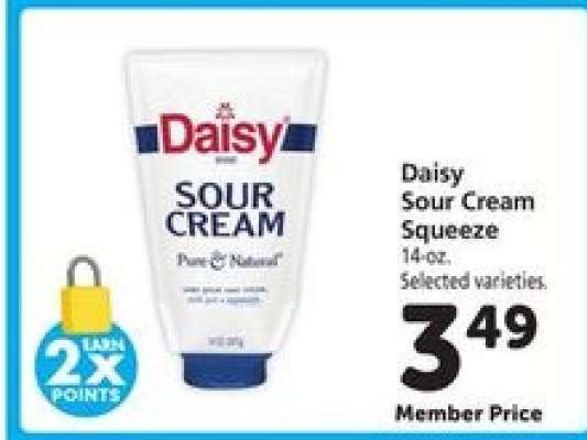Daisy Sour Cream Squeeze