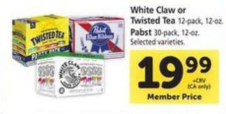 White Claw or Twisted Tea