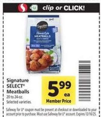 Signature Select Meatballs