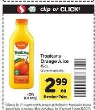 Tropicana Orange Juice