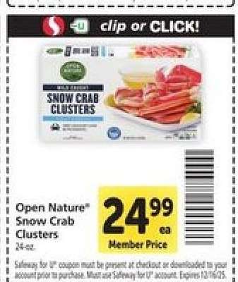 Open Nature Snow Crab Clusters