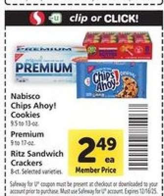 Nabisco Chips Ahoy! Cookies