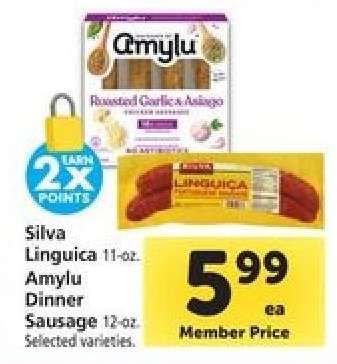Silva Linguica & Amylu Dinner Sausage