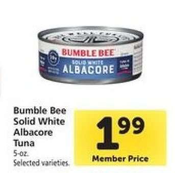 Bumble Bee Solid White Albacore Tuna