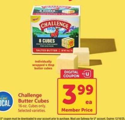 Challenge Butter Cubes