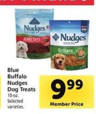 Blue Buffalo Nudges Dog Treats