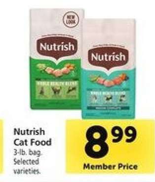 Nutrish Cat Food*