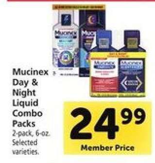 Mucinex Day & Night Liquid Combo Packs