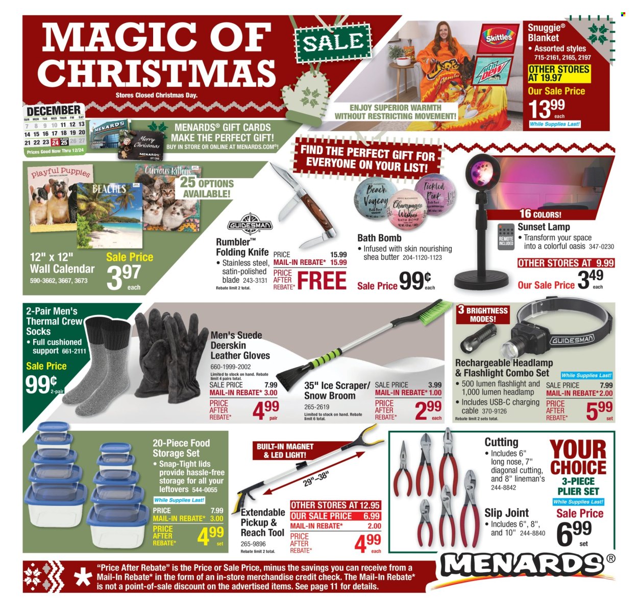 Menards ad - 12/11/2025 - 12/24/2025. Page 1
